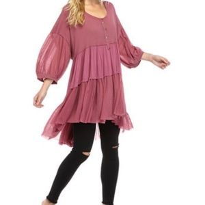 Free people tunic/dress size small NWT